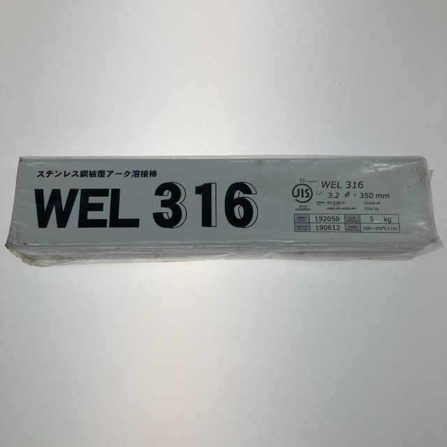 ●● 溶接棒  3.2×350mm WEL316 192050自動車/バイク