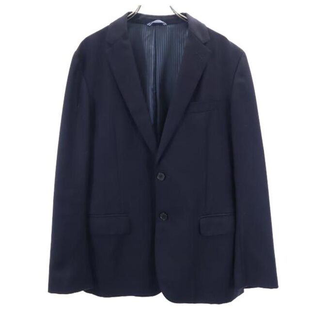 ランバンオンブルー ウール100％ テーラードジャケット 紺 LANVIN en Bleu メンズ   【221104】