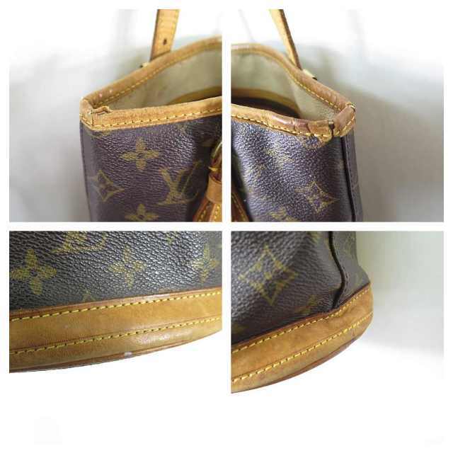 LOUIS VUITTON モノグラム プチ バケットトートバッグ M42238