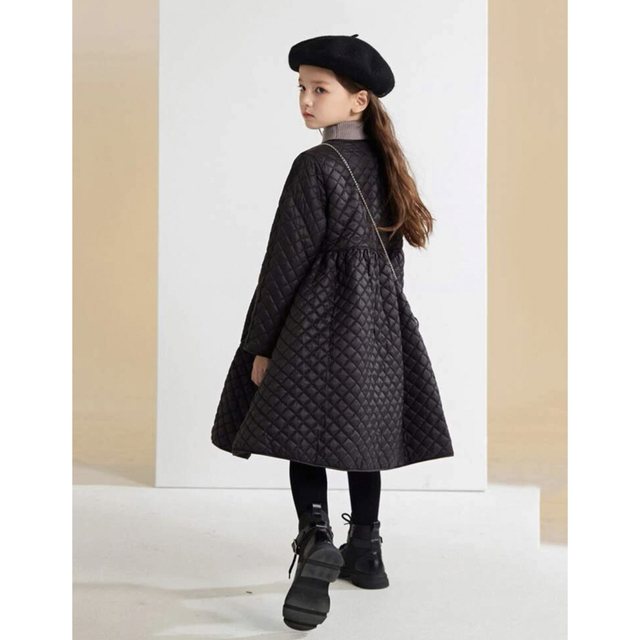 ZARA KIDS(ザラキッズ)の【新品・未使用】キルティング ワンピース 130cm キッズ/ベビー/マタニティのキッズ服女の子用(90cm~)(ワンピース)の商品写真