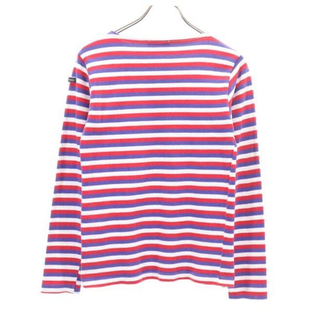 Le Minor - 【中古】 ルミノア ボーダー柄 バスク シャツ 1 赤×紫×白
