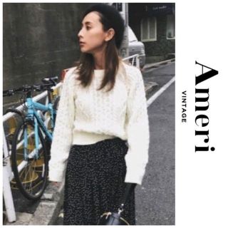 アメリヴィンテージ(Ameri VINTAGE)のAMERI vintage ORCHID PEARL KNIT パール ニット(ニット/セーター)