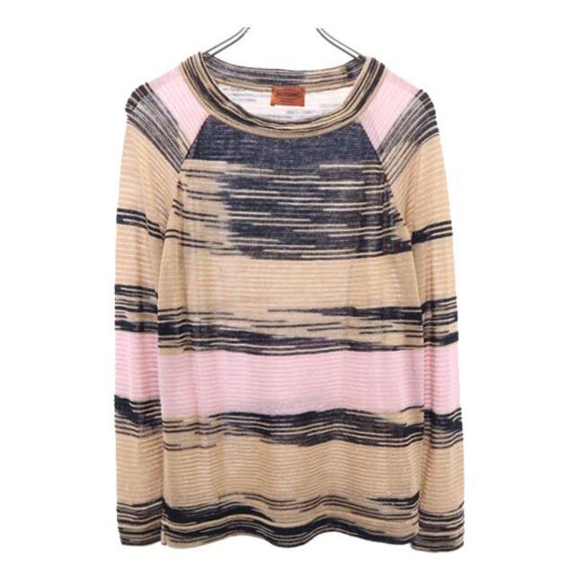 新品未使用　M　MISSONI　綿ニット　トップス　４０S〜M　定価4,7 万円