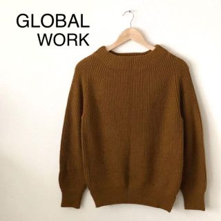 グローバルワーク(GLOBAL WORK)のグローバルワーク　ニット  美品　セーター　長袖　男女兼用　ユニセックス(ニット/セーター)