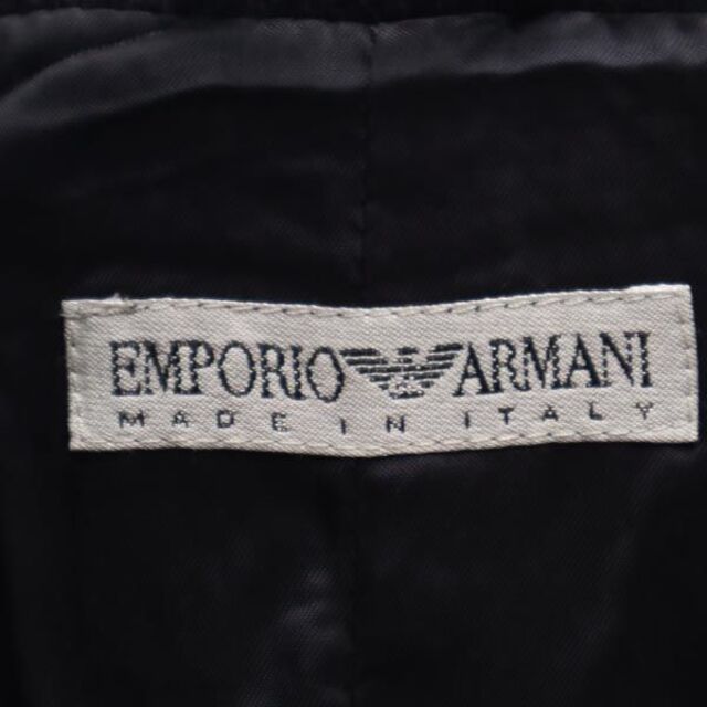 エンポリオアルマーニ ノーカラー ジャケット 38 紺 Emporio Armani レディース  221112 6