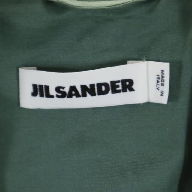 ジルサンダー シルク混合 テーラードジャケット 38 緑 JIL SANDER イタリア製 レディース   【221122】 7