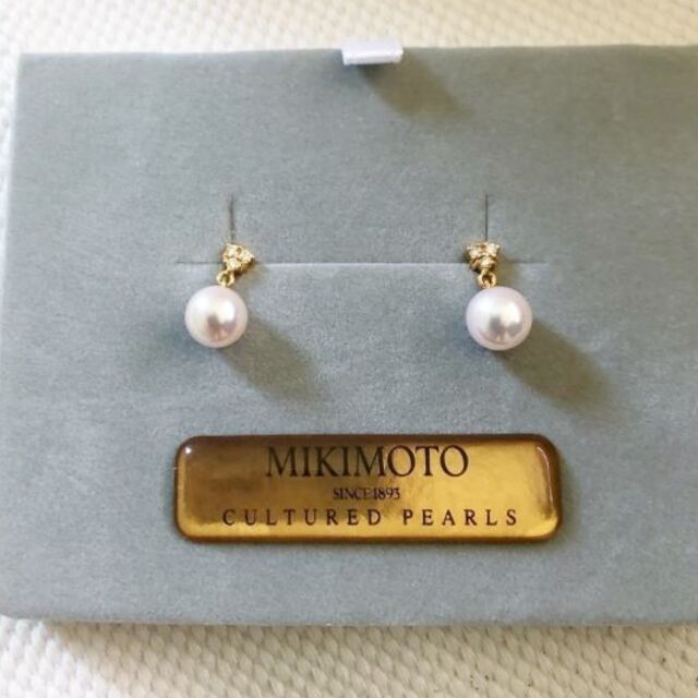 MIKIMOTO / パール ピアス メレダイヤ 18K fmuriburu.com.ar