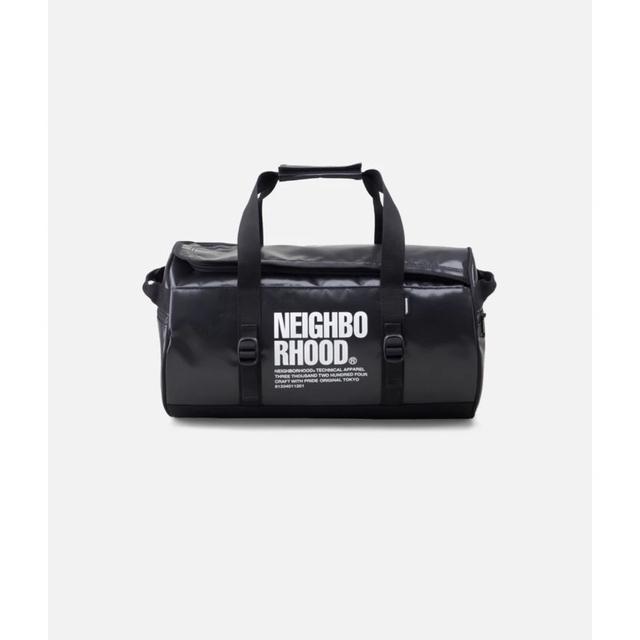 NEIGHBORHOOD(ネイバーフッド)のNEIGHBORHOOD  DUFFLE BAG-S . PV BLACK  メンズのバッグ(ドラムバッグ)の商品写真