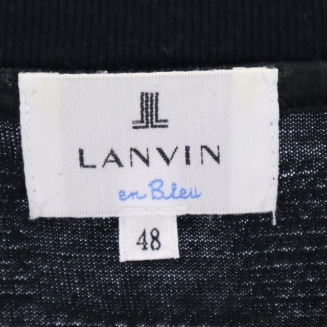 LANVIN en Bleu - ランバンオンブルー 日本製 長袖 Tシャツ 48