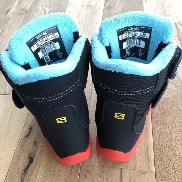 SALOMON(サロモン)の【美品】キッズスノーボードブーツ　サロモン（salomon）17cm スポーツ/アウトドアのスノーボード(ブーツ)の商品写真