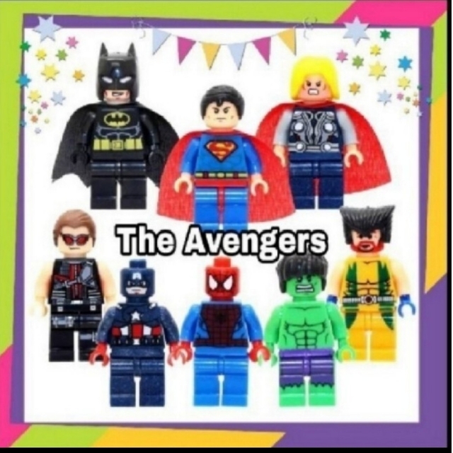 Avengersアベンジャーズ互換性レゴ人形  フィギュア8体セット♪＼( エンタメ/ホビーのフィギュア(アメコミ)の商品写真