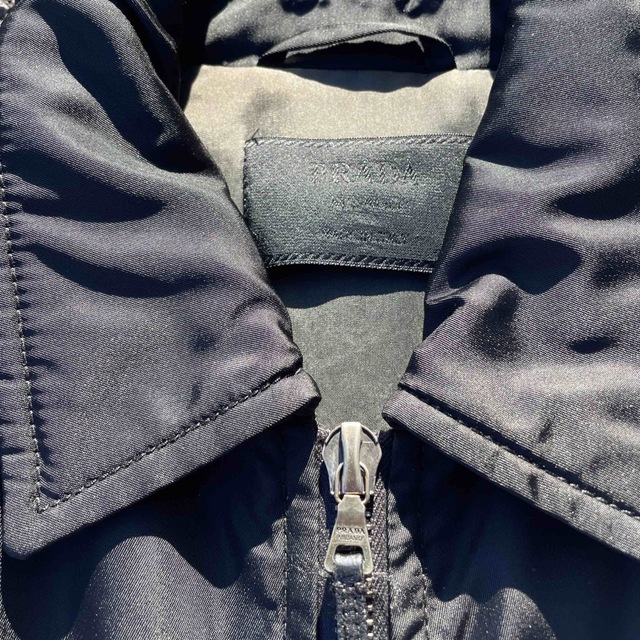 1998aw prada nylon down hoodie  L