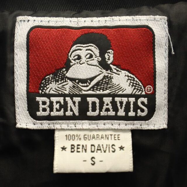 ベンデイビス ロゴ ワッペン コーチジャケット S  ブラック BEN DAVIS メンズ   【221120】