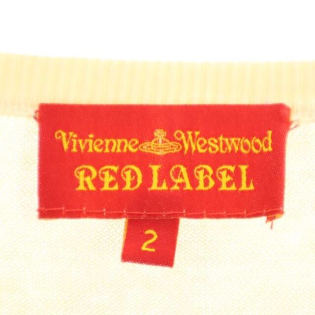 Vivienne Westwood(ヴィヴィアンウエストウッド)のヴィヴィアンウエストウッド REDLABEL ニットカーディガン 2 ベージュ系 Vivienne Westwood レディース 【中古】  【221129】 レディースのトップス(カーディガン)の商品写真