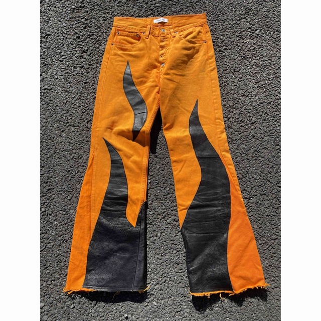 【12月スーパーSALE 15%OFF】 Levi's - フレイムパターン フレアデニム PROD MASS NO デニム+ジーンズ