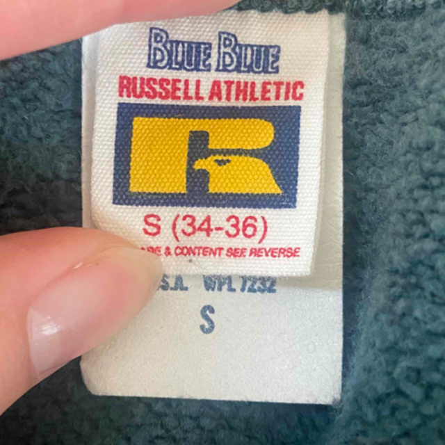 Russell Athletic(ラッセルアスレティック)のRussell athletic  緑トレーナー メンズのトップス(スウェット)の商品写真