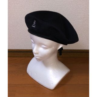 カンゴール(KANGOL)のXL 新品 KANGOL ベレー帽 ハンチングキャップ ベレーキャップ ブラック(ハンチング/ベレー帽)