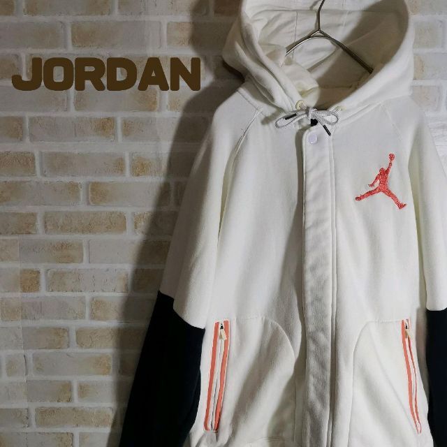 NIKE(ナイキ)のJORDAN ジョーダン パーカー ジップアップ スナップボタン ジャンプマン メンズのトップス(パーカー)の商品写真