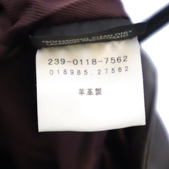 Gucci - グッチ イタリア製 羊革 レザーパンツ 40 焦茶 GUCCI 本皮