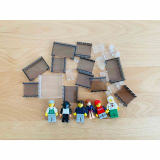 レゴ(Lego)のレゴ(lego)ブロック　人形&透明色　パーツ　バラ　55g まとめ売り(積み木/ブロック)