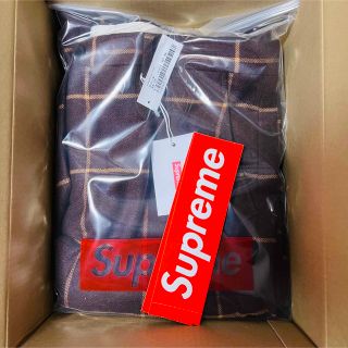 シュプリーム(Supreme)の34 Supreme Windowpane Wool Trouser Brown(スラックス)