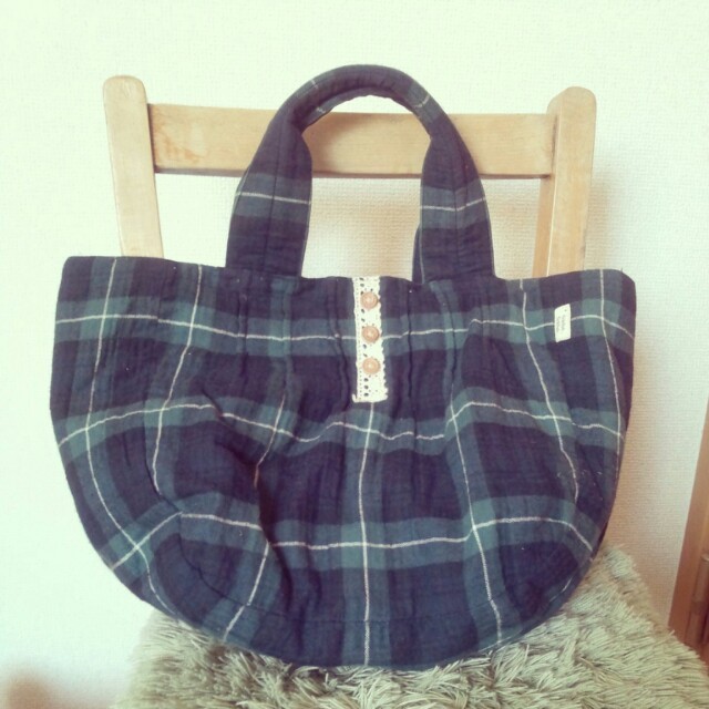 SM2(サマンサモスモス)のSM2♡ブラックウォッチ柄バッグ レディースのバッグ(ハンドバッグ)の商品写真