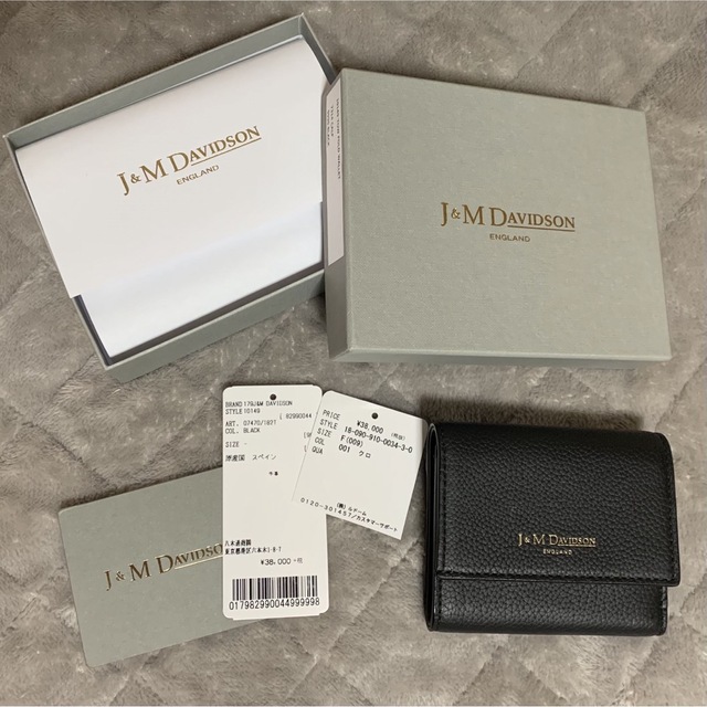 J&M DAVIDSON(ジェイアンドエムデヴィッドソン)の 【新品未使用】J&M DAVIDSON ミニ財布 ブラック  レディースのファッション小物(財布)の商品写真