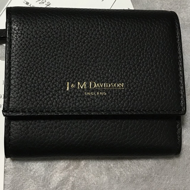 J&M DAVIDSON(ジェイアンドエムデヴィッドソン)の 【新品未使用】J&M DAVIDSON ミニ財布 ブラック  レディースのファッション小物(財布)の商品写真