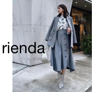 リエンダ(rienda)のrienda knit フェイクウール J/W フレア SK(ロングスカート)