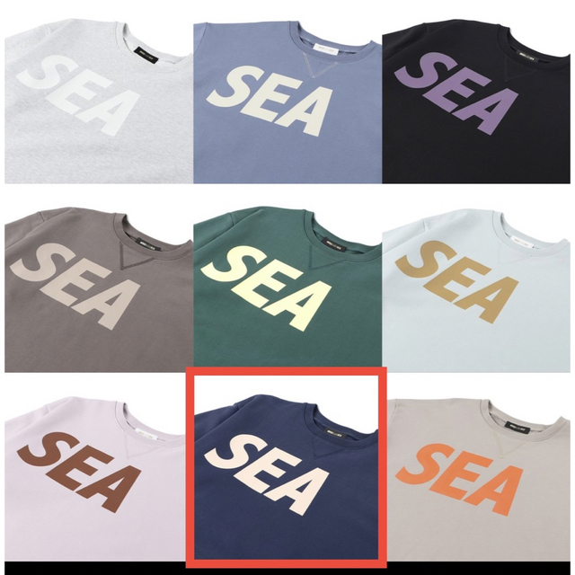 WIND AND SEA sea crew neck L クルーネック