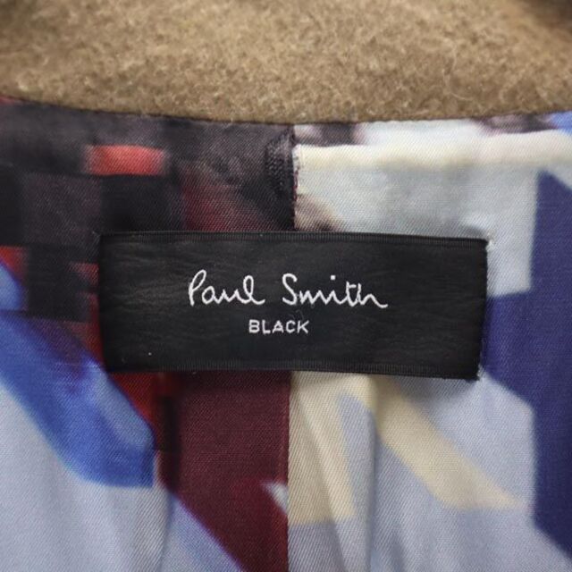 ポールスミス ブラック ウール100％ スタンドカラー コート 40 ベージュ Paul Smith BLACK レディース  221111 7