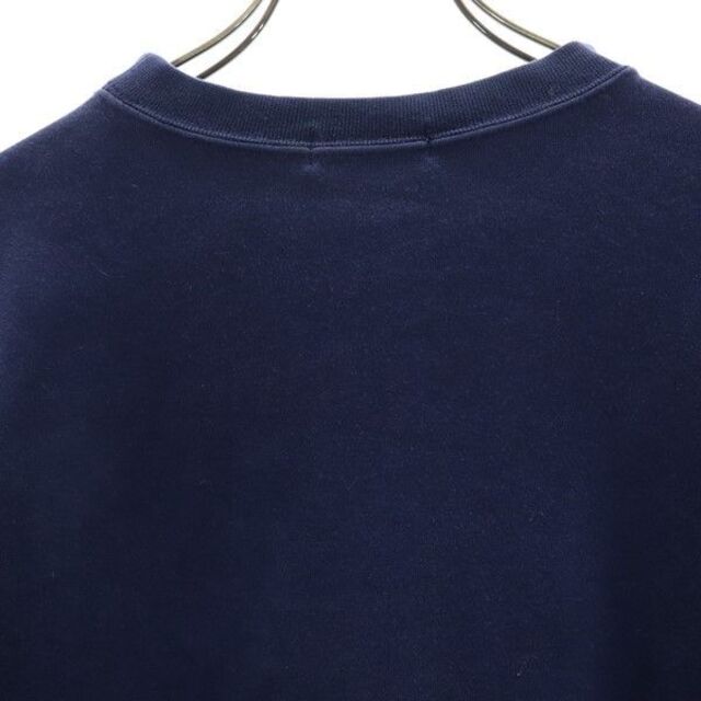 イヴサンローラン ロゴ刺繍 スウェット M ネイビー YVES SAINT LAURENT