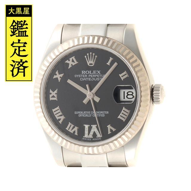 超安い ROLEX - ロレックス　デイトジャスト　178274　WG/SS　ボーイズ　自動巻【430】 腕時計