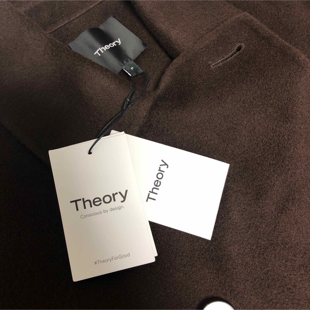 theory(セオリー)のTheory 20AW 完売 ダブルフェイス ダブルブレスト Pコート レディースのジャケット/アウター(ピーコート)の商品写真