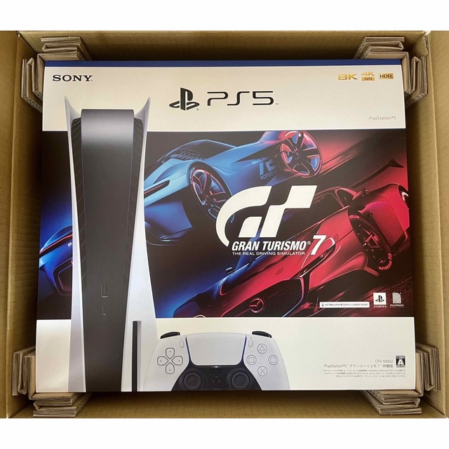 PlayStation(プレイステーション)のPlayStation5 グランツーリスモ7 同梱版 PS5 新品未使用品 エンタメ/ホビーのゲームソフト/ゲーム機本体(家庭用ゲーム機本体)の商品写真