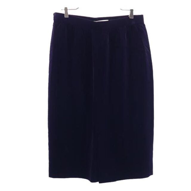 ジバンシィ ベロア スカート 15 紫 GIVENCHY レディース   【221130】