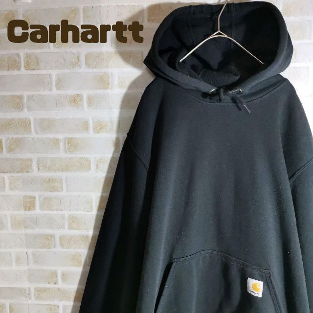 Carhartt カーハート パーカー プルオーバー 黒 ブラック 人気 定番 ...