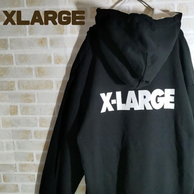 XLARGE(エクストララージ)のXLARGE エクストララージ パーカー プルオーバー モノトーン 完売品 メンズのトップス(パーカー)の商品写真