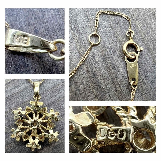 k18 天然 ダイヤモンド 0.50ct ダイヤ ネックレスの通販 by フォロワー