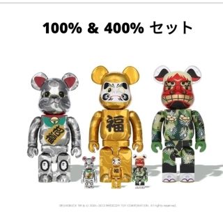 メディコムトイ(MEDICOM TOY)のBE@RBRICK BAPE® 招き猫　銀メッキ／達磨 金メッキ／獅子舞(その他)