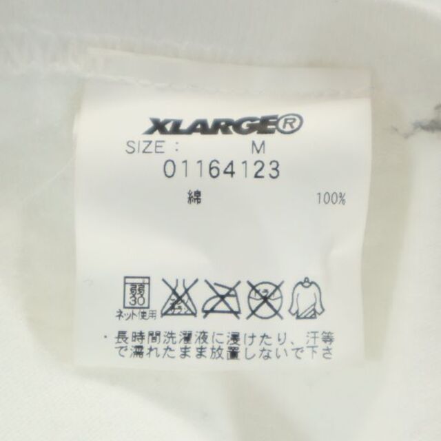 エクストララージ 長袖 スウェット M ホワイト系 XLARGE ロゴ メンズ   【R221113】 メール便可