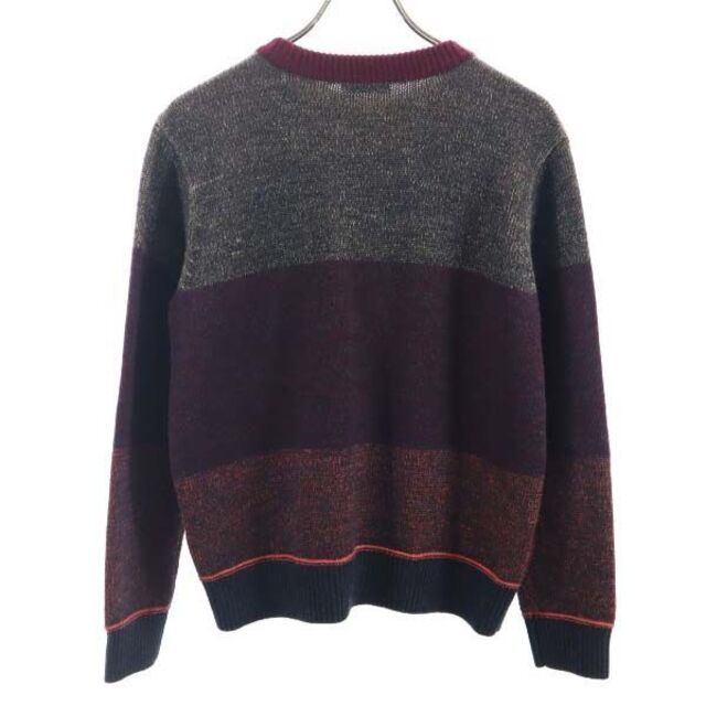 ポールスミス ウール ニット XL レッド系 Paul Smith 長袖 セーター レディース 【中古】 【R221113】