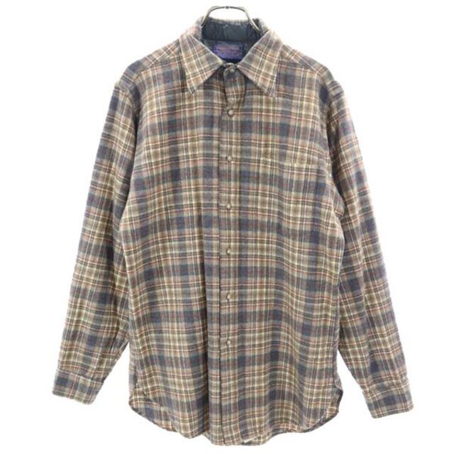 PENDLETON ペンドルトン　メンズ　チェックシャツ　長袖　USA製