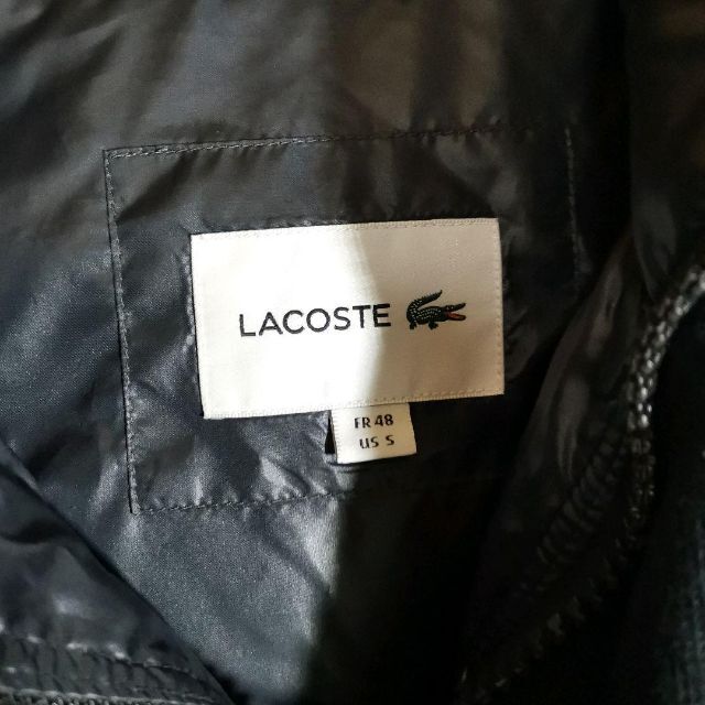 LACOSTE(ラコステ)のLACOSTE ラコステ ダウン ジャケット ピケ 黒 フェザー 人気 完売品 メンズのジャケット/アウター(マウンテンパーカー)の商品写真