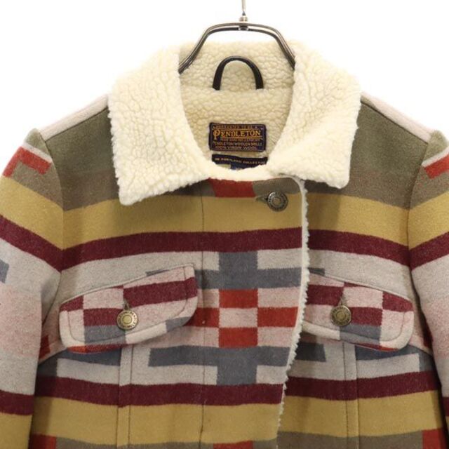 PENDLETON(ペンドルトン)のペンドルトン 裏ボア ウール100％ ジャケット XS PENDLETON レディース 【中古】  【221120】 レディースのジャケット/アウター(ロングコート)の商品写真