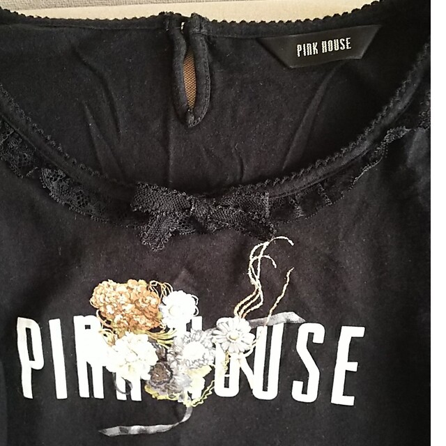 PINK HOUSE(ピンクハウス)のピンクハウスマーガレットプリントカットソー レディースのトップス(カットソー(長袖/七分))の商品写真
