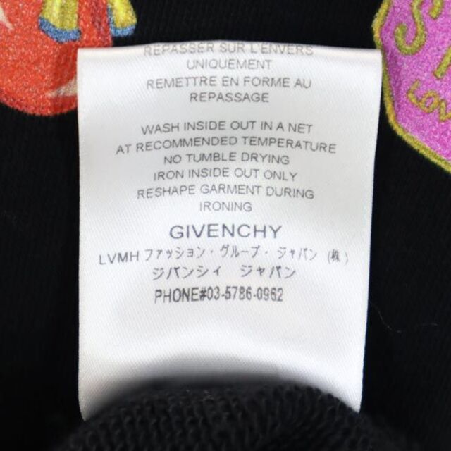 GIVENCHY   ジバンシィ ロゴプリント スウェットパーカー XS ブラック