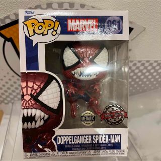 マーベル(MARVEL)のコミコン限定FUNKO POP! ドッペルゲンガー　スパイダーマン　メタリック(アメコミ)