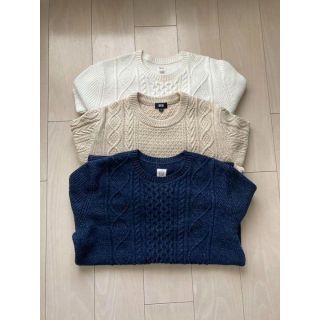 ギャップ(GAP)のギャップ　UNIQLOコットンセーター　3枚セット(ニット/セーター)