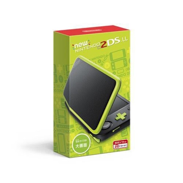 新品 Nintendo ニンテンドー 2DS LL ブラック/ライム 新品 Nintendo ニンテンドー 2DS LL ブラック/ライム
